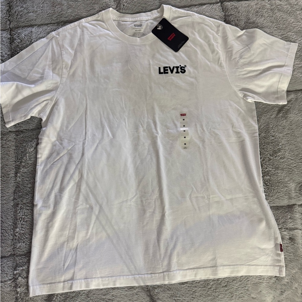 Levi's White Short Sleeve Logo Tee